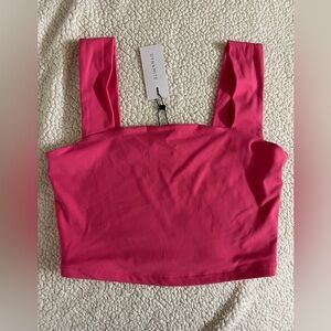 Bare Square Neck Crop Top, NWT